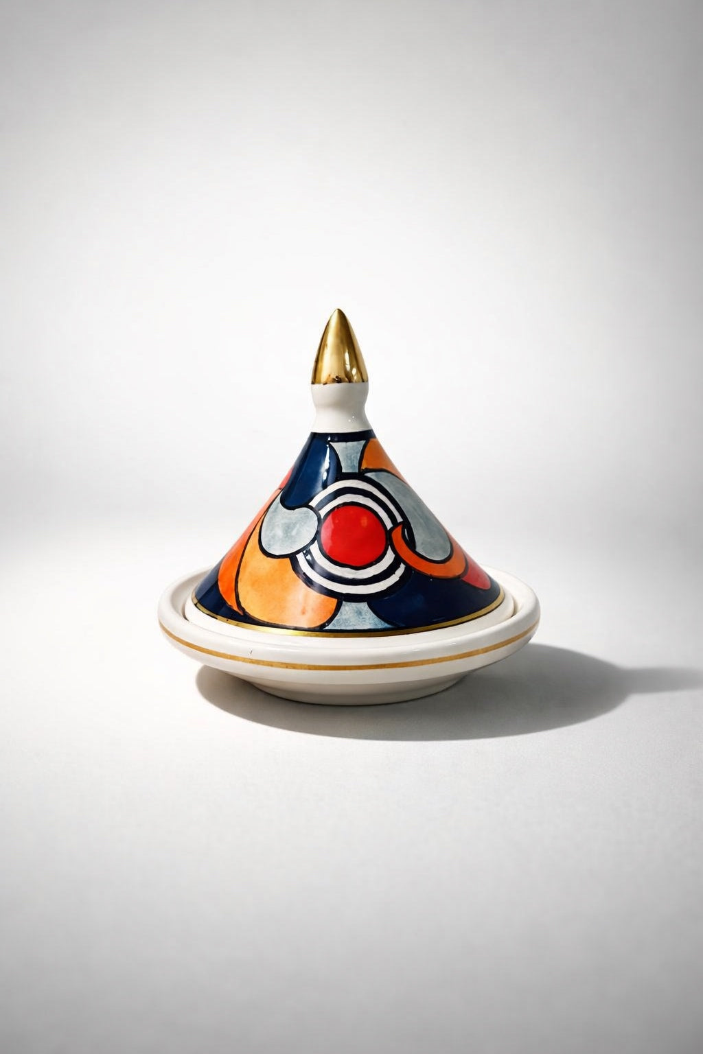 Handmade Mini Tagine – Large (17 × 15 cm)