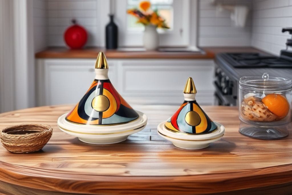 Handmade Mini Tagine – Large (17 × 15 cm)