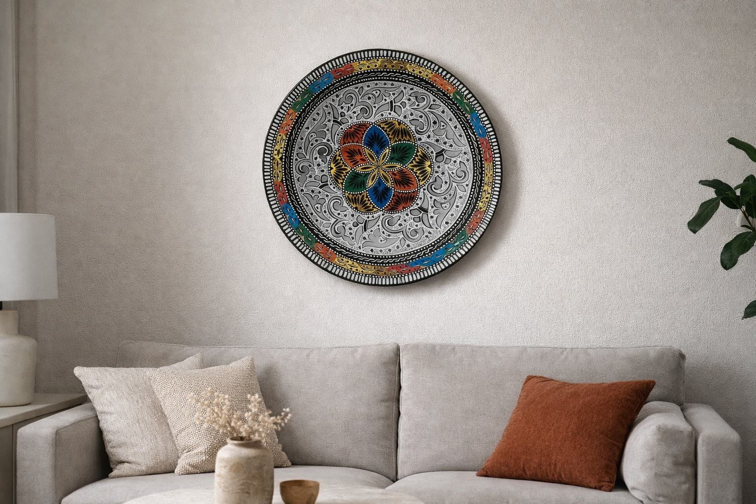 Zahra – Heritage Mandala Plate