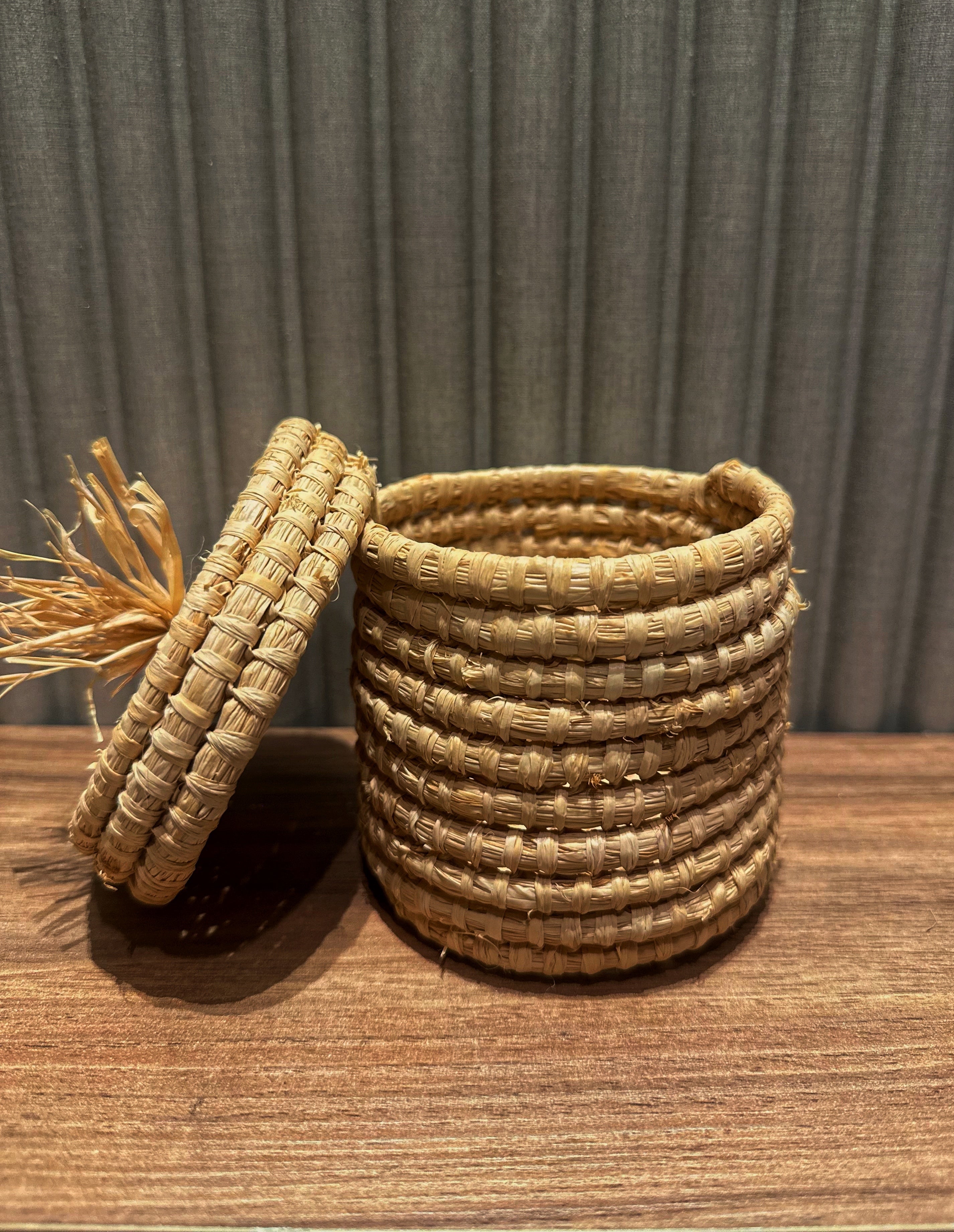 Handgemaakte Opbergdozen van Paille